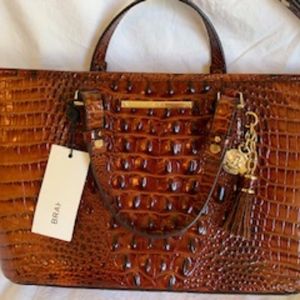 Brahmin Faux croc shoulder bag